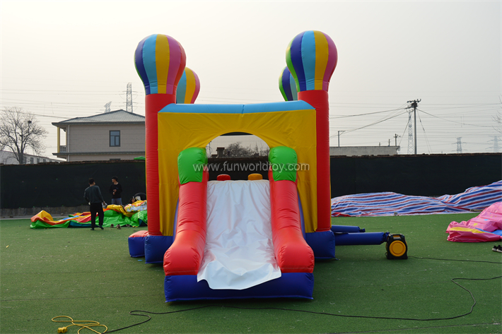 Ballon Inflatable Bounce House With Slide FWZ409