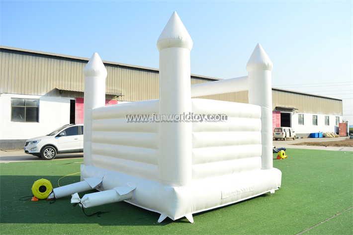 Wedding Bounce House With Slide FWW52