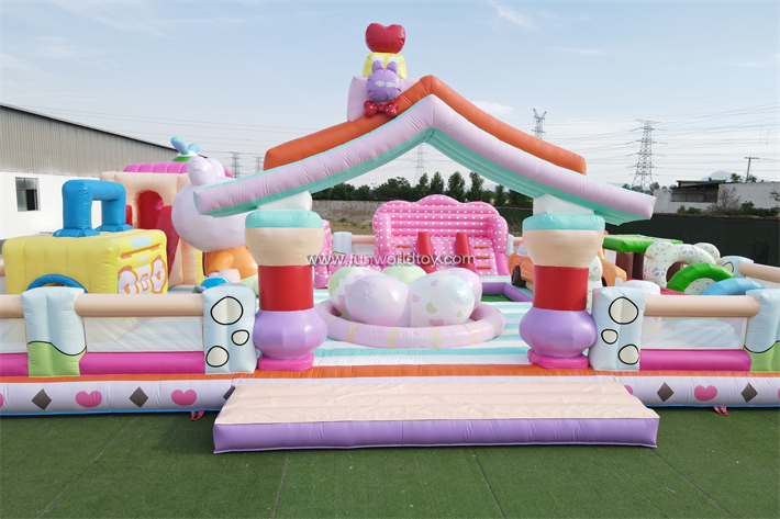 Rabbit's Home Inflatable Fun City FWF134