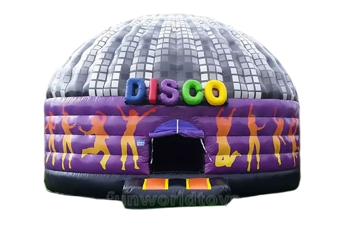 Fun inflatable disco bouncer FWC245