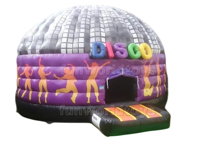 Fun inflatable disco bouncer FWC245