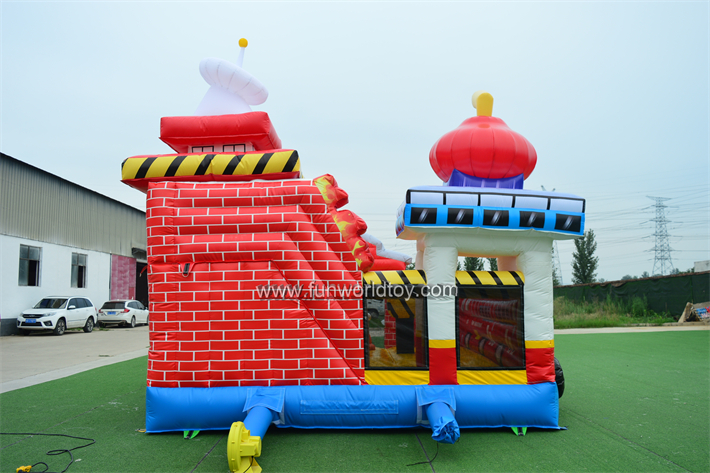 Fire Station Inflatable Fun City FWF159