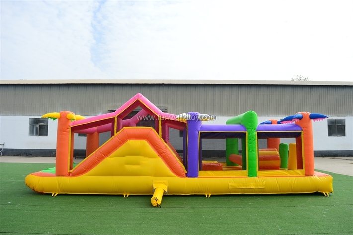Inflatable Jungle Obstacle Course FWP204