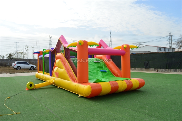 Inflatable Jungle Obstacle Course FWP204