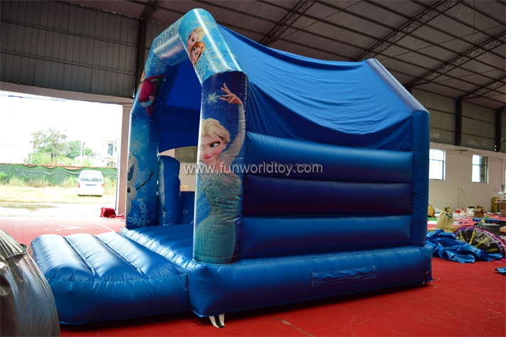 Frozen Olaf Bounce House With Slide FWC404