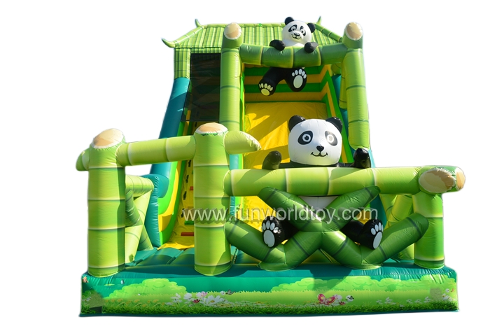 New Product Inflatable Panda Theme Slide