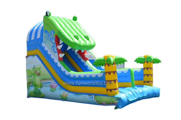 Commercial inflatable crocodile slide FWD220
