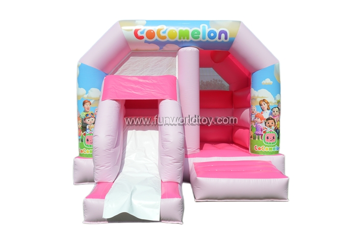 Inflatable Cocomelon Bounce Castle With Slide FWZ436