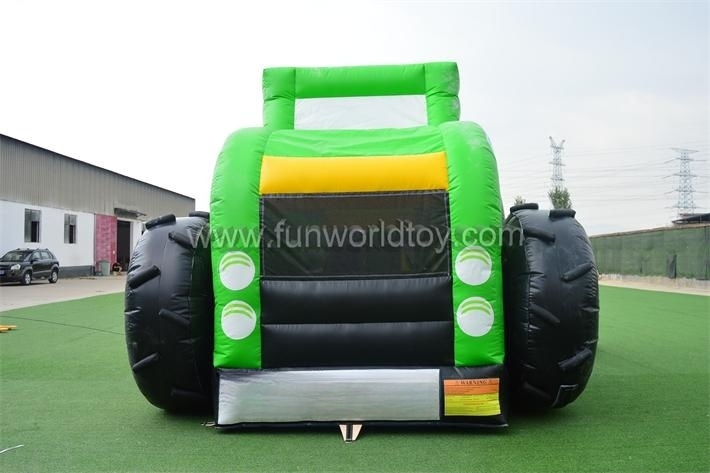 Tractor inflatable bouncer with slide FWZ439