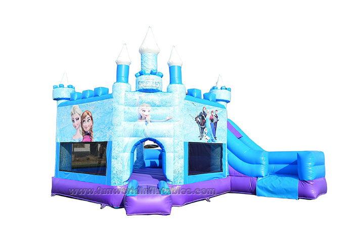 Frozen Bounce House With Slide FWZ391
