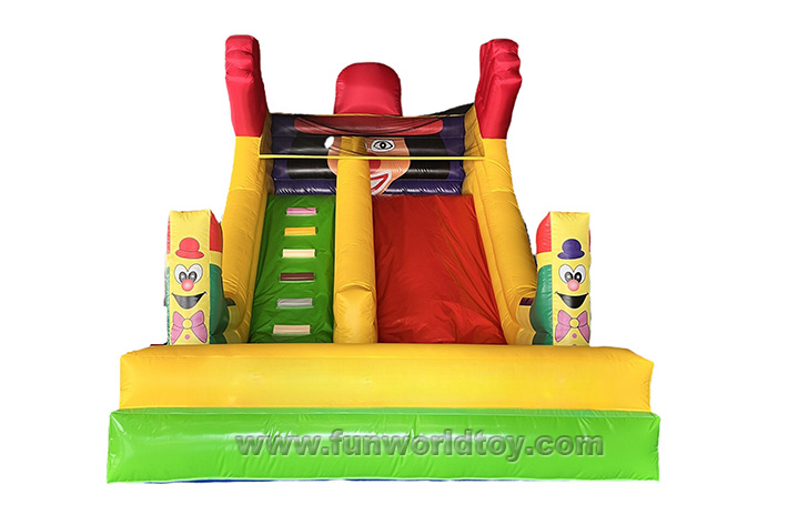 Inflatable Clown Dry Slide FWD269