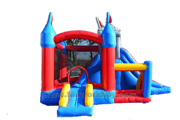 Inflatable Bouncy Castle With Slide FWZ435