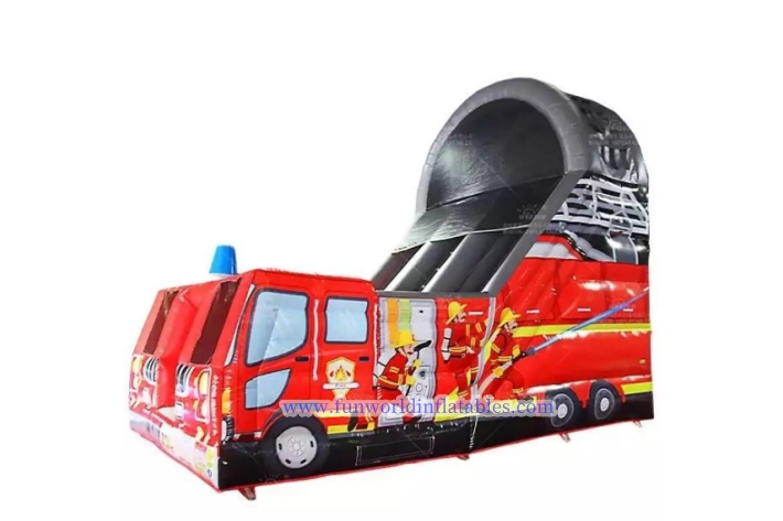 Inflatable Fire Truck Slide FWD296