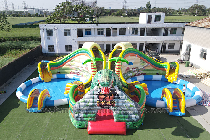 Dinosaur Inflatable Water Park FWF172