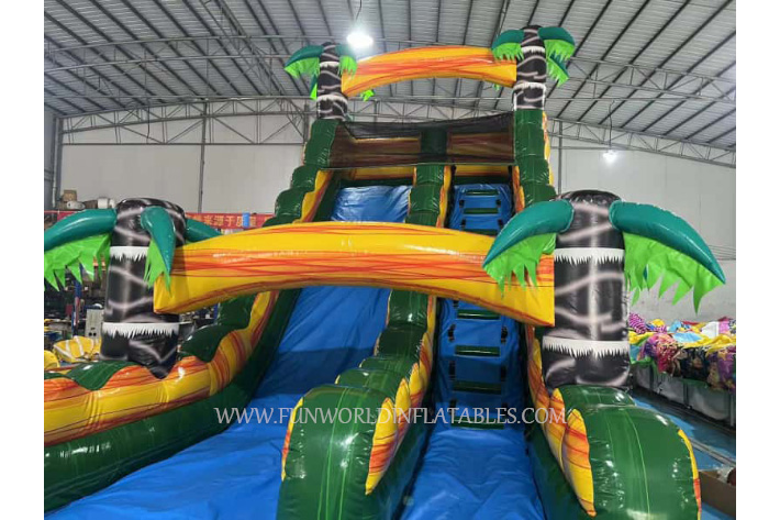 Coconut Tree Colorful Slide FWS427