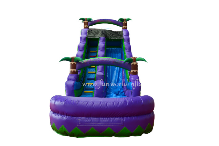 Purple Palm Tree Water Slide FWS415