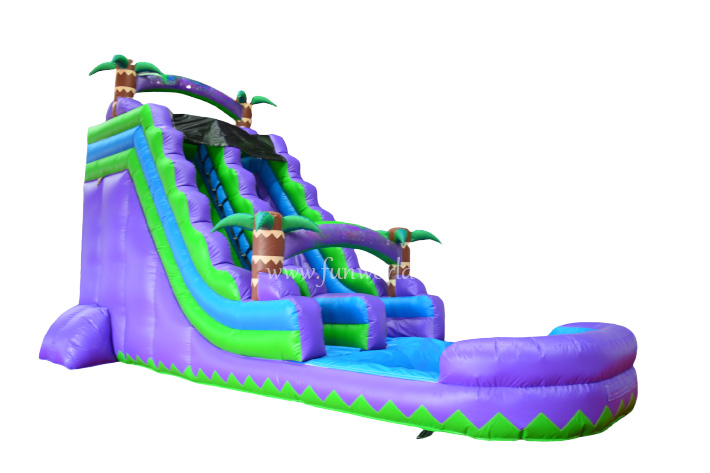 Purple Palm Tree Water Slide FWS415