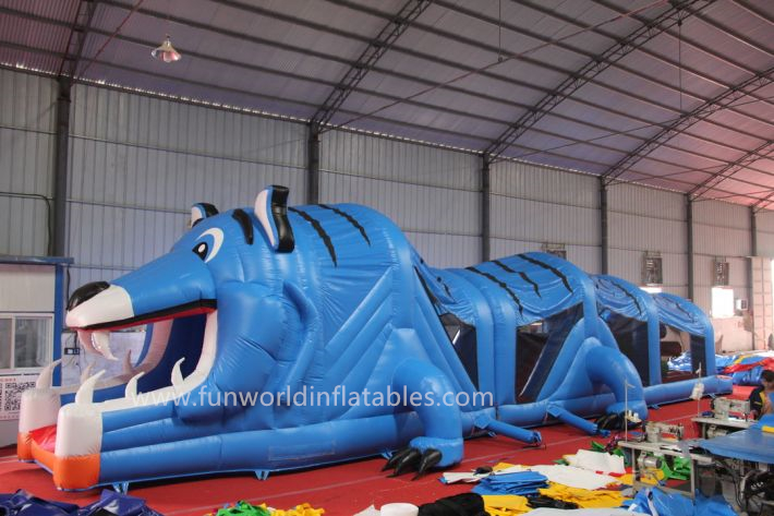 Inflatable Tiger Obstacle Course FWP212