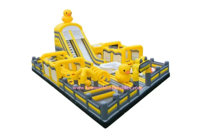 Yellow Duck Inflatable Playground FWF177