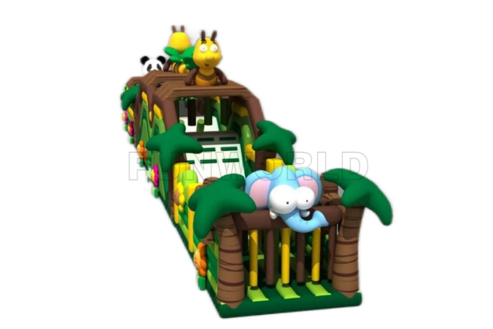 Wild Beast Theme Big Inflatable Park FWND48