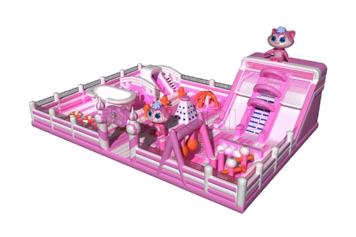 Pink Color Kids Amusement Soft Play FWND51