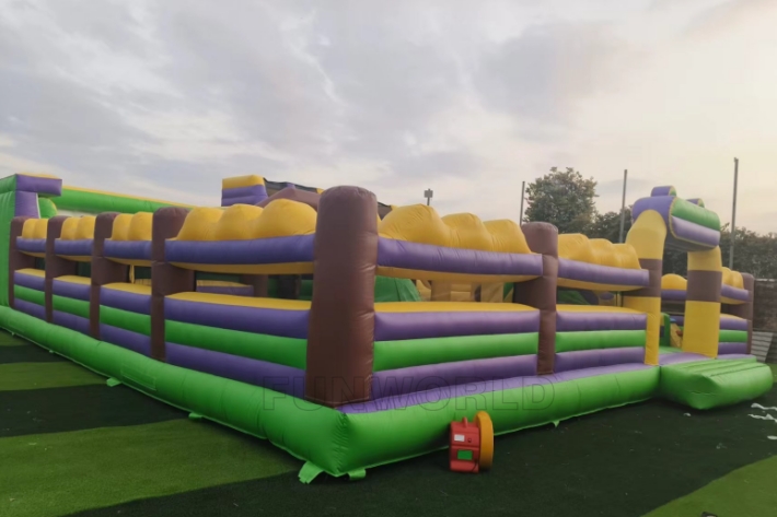 Inflatable Structure Slide Obstacles Course FWND72