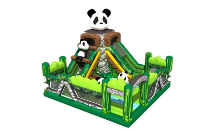 Elephant Panda Lion Theme Inflatable Bounce House FWND74